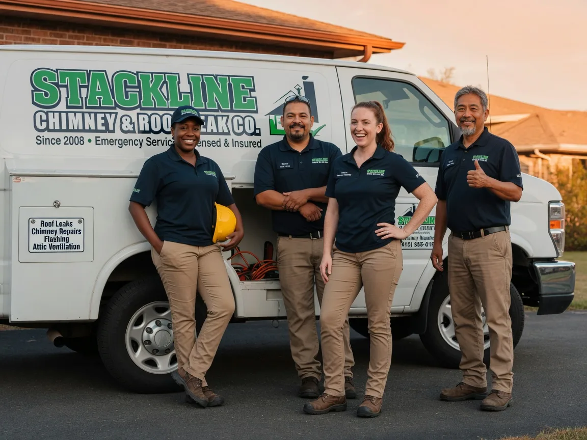 Chimney flashing repair company in Baltic, OH